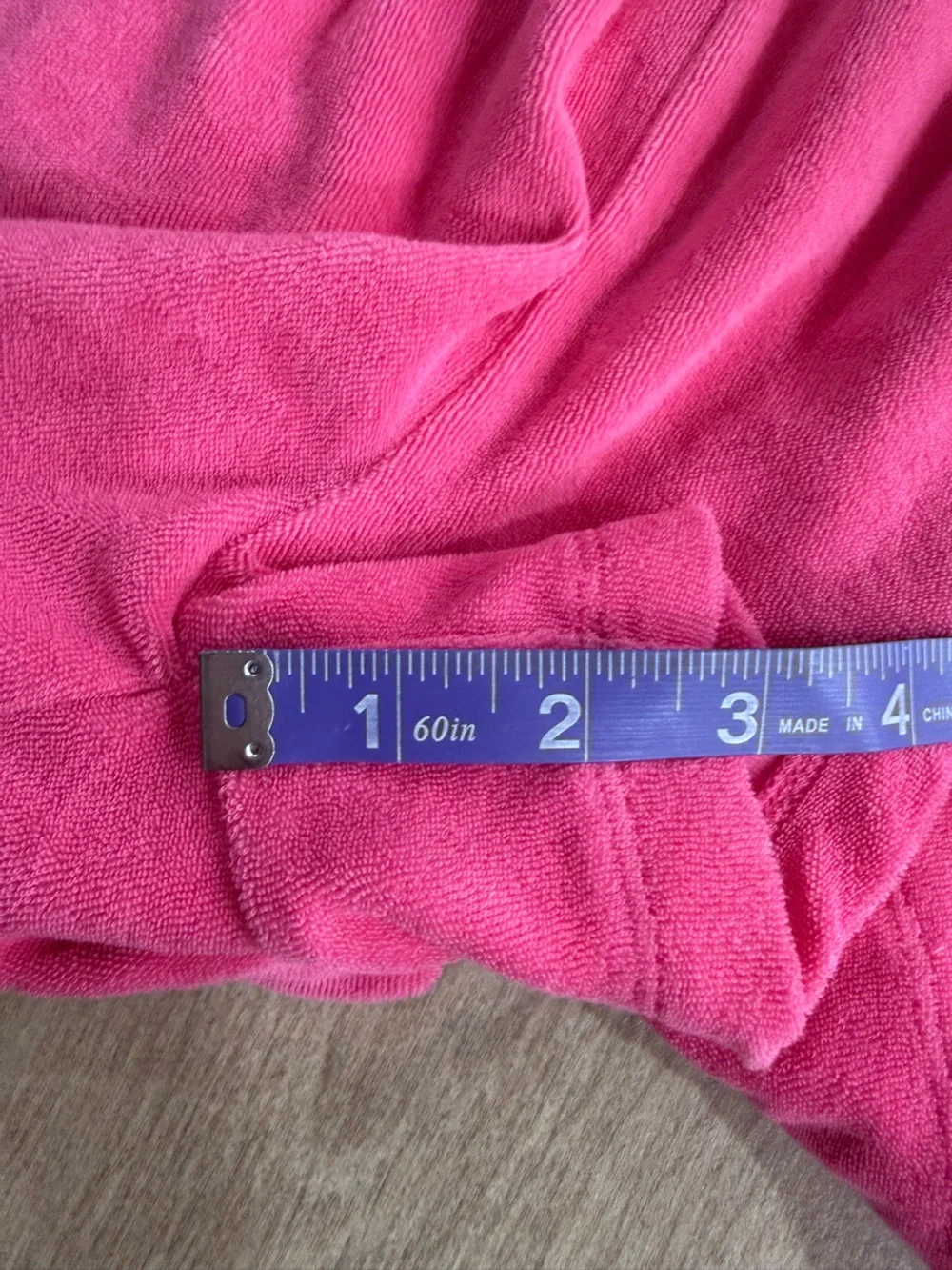 Gap Kids Pink Baby Pink Ombre Terry Cloth Cover Up Romper Pockets Size Medium